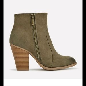 Olive Gree Bootie